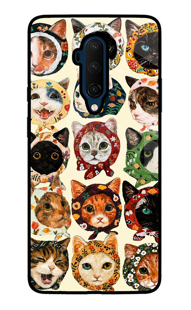 Cool Cat Oneplus 7T Pro Glass Case