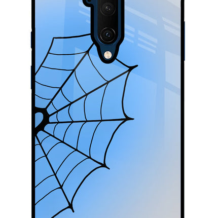 Blue Web Oneplus 7T Pro Glass Case