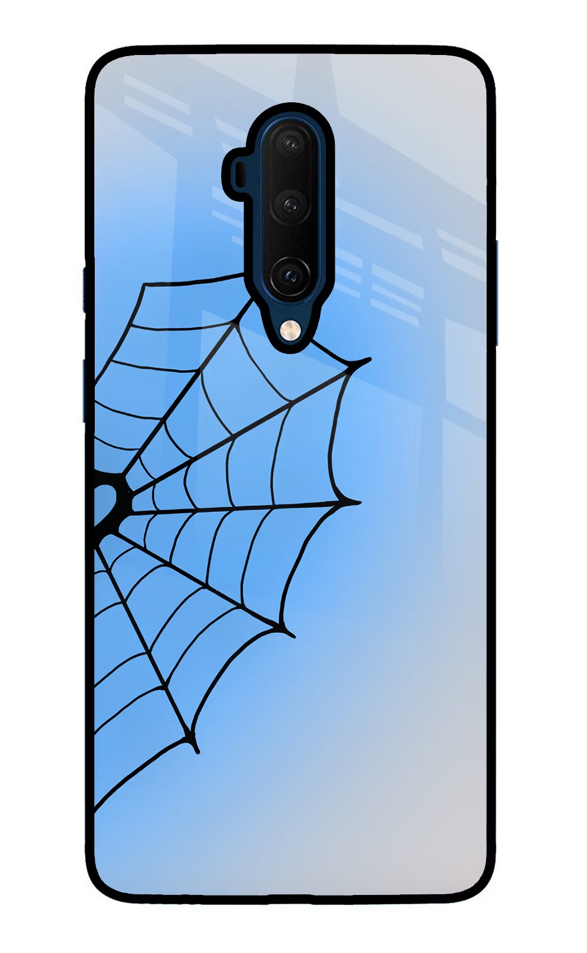 Blue Web Oneplus 7T Pro Glass Case