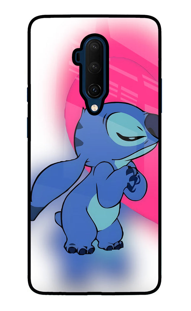 Stitch Hug Oneplus 7T Pro Glass Case