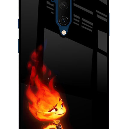 Ember Flame Oneplus 7T Pro Glass Case