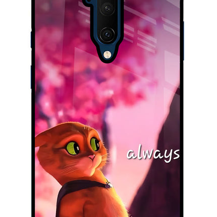 Always Cat Oneplus 7T Pro Glass Case