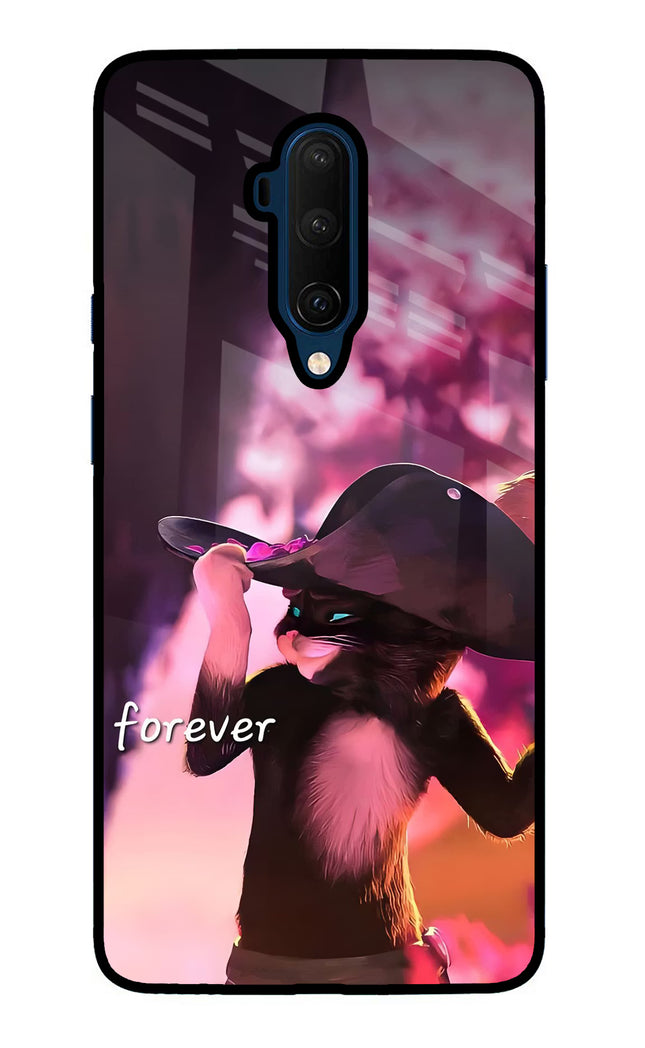 Forever Cat Oneplus 7T Pro Glass Case