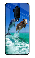 Dolphin vs Cow Oneplus 7T Pro Glass Case