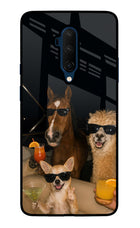Party Squad Oneplus 7T Pro Glass Case