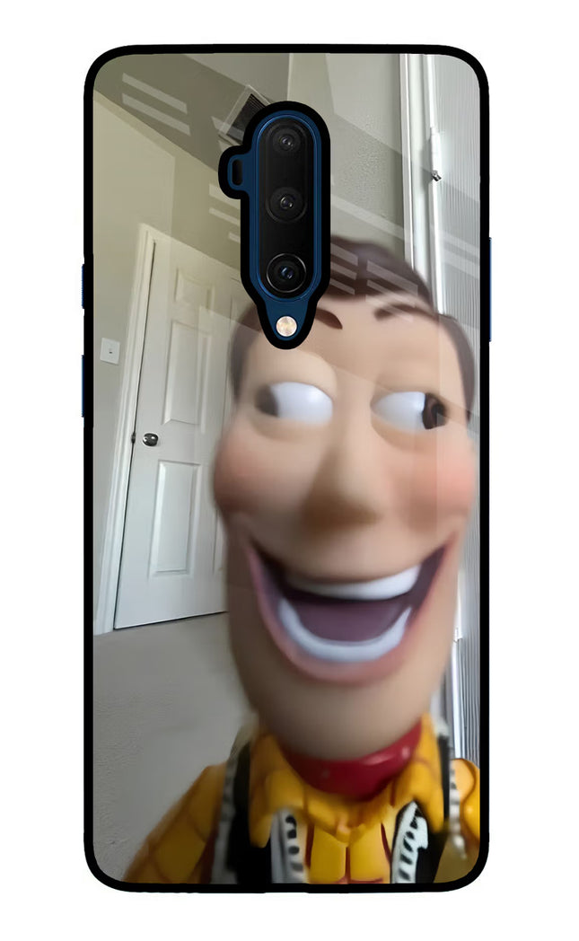 Side Eye Woody Oneplus 7T Pro Glass Case