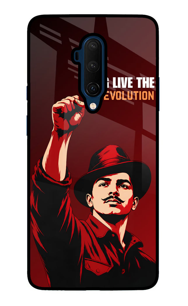 Bhagat Singh Revolution Oneplus 7T Pro Glass Case