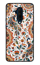 White Mayura Oneplus 7T Pro Glass Case