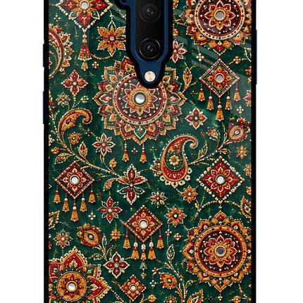 Green Pataka Oneplus 7T Pro Glass Case