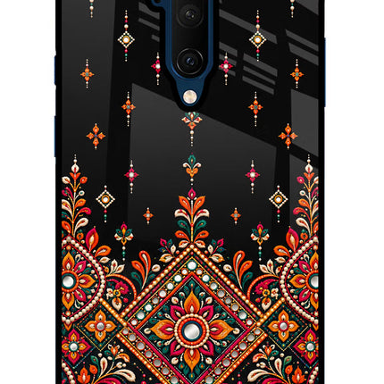 Noir Mehfil Oneplus 7T Pro Glass Case