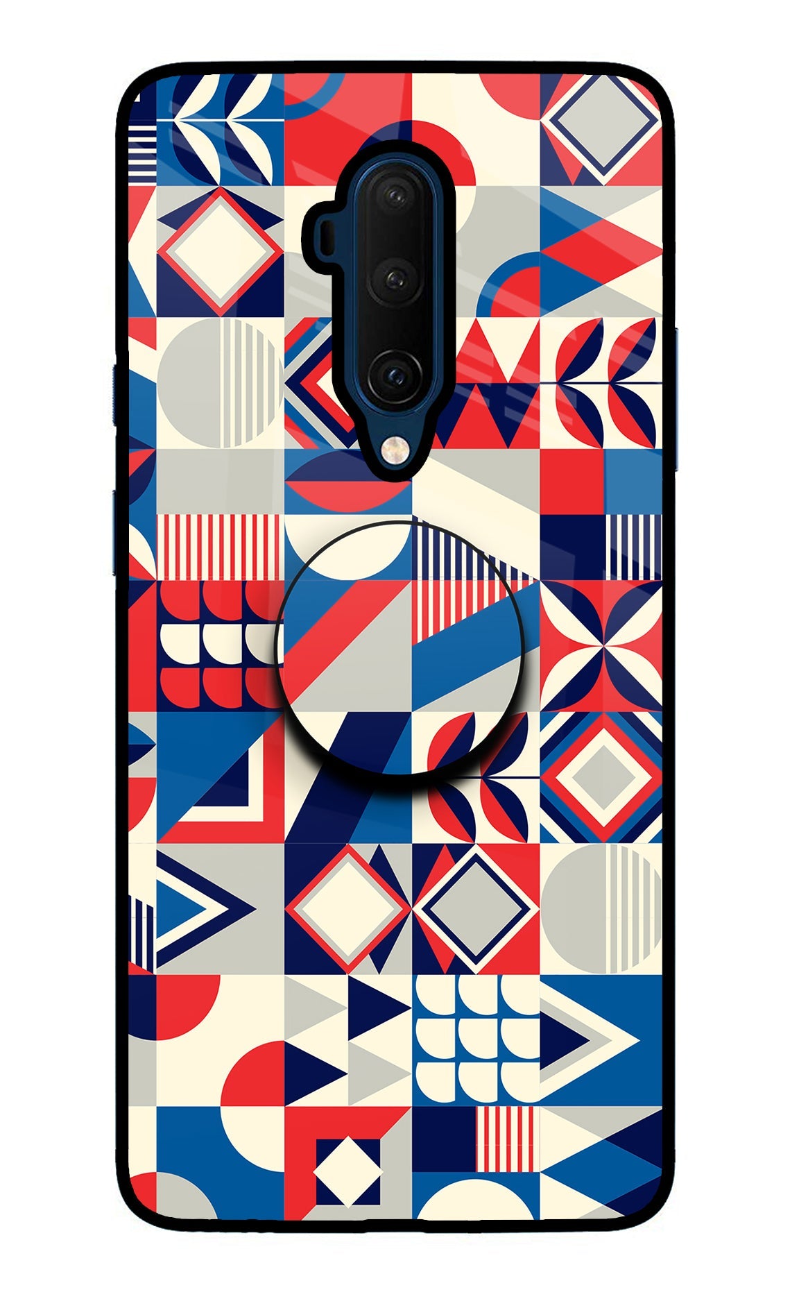 Colorful Pattern Oneplus 7T Pro Glass Case
