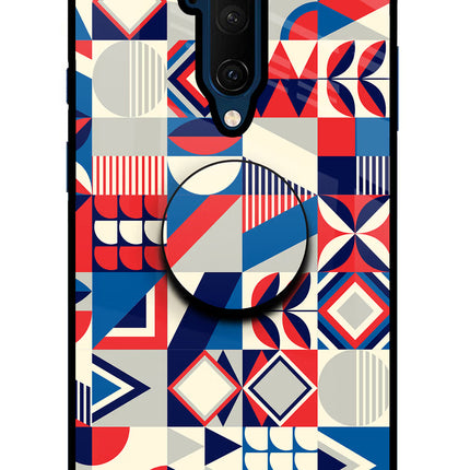 Colorful Pattern Oneplus 7T Pro Glass Case