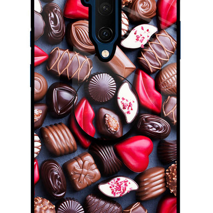 Chocolates Oneplus 7T Pro Glass Case