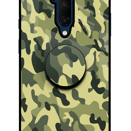 Camouflage Oneplus 7T Pro Glass Case