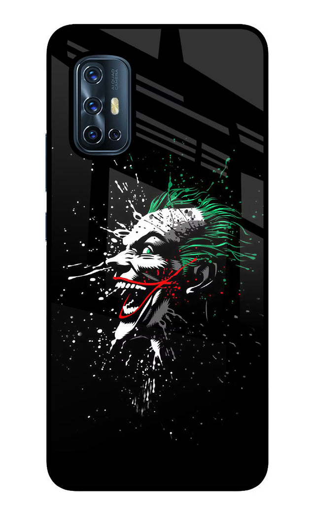 Joker Vivo V17 Glass Case Back Cover by Casekaro