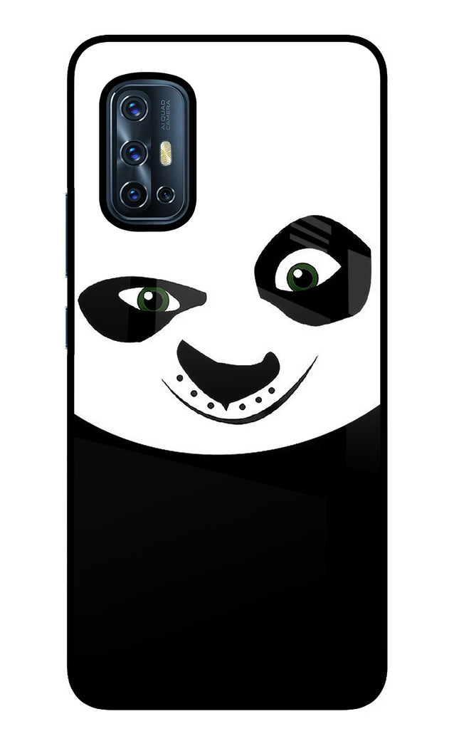 Panda Vivo V17 Glass Case Back Cover by Casekaro