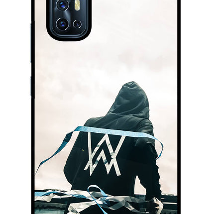 Alan Walker Vivo V17 Glass Case Back Cover by Casekaro