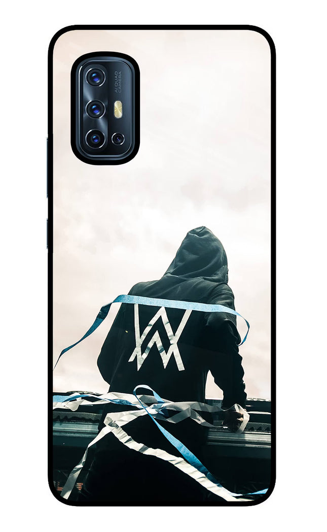 Alan Walker Vivo V17 Glass Case Back Cover by Casekaro