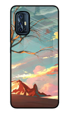 Scenery Vivo V17 Glass Case