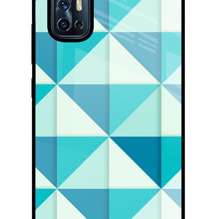 Abstract Vivo V17 Glass Case Back Cover by Casekaro