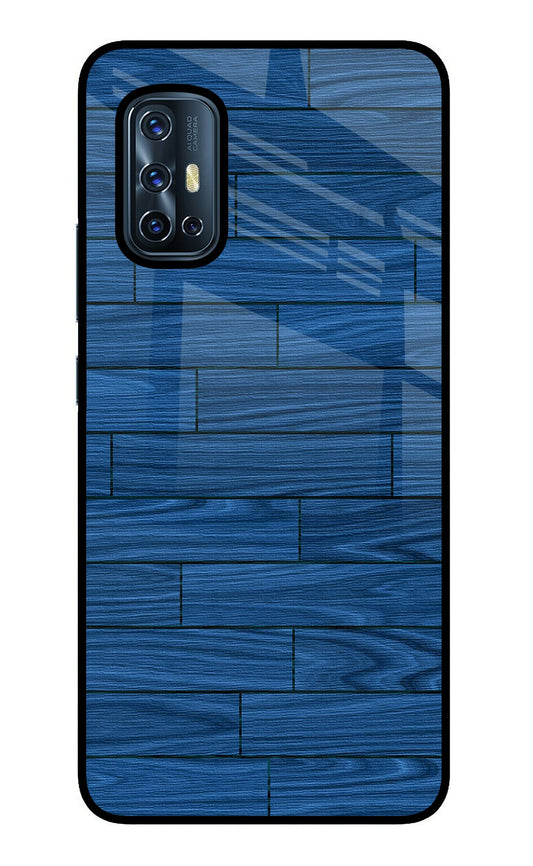 Wooden Texture Vivo V17 Glass Case