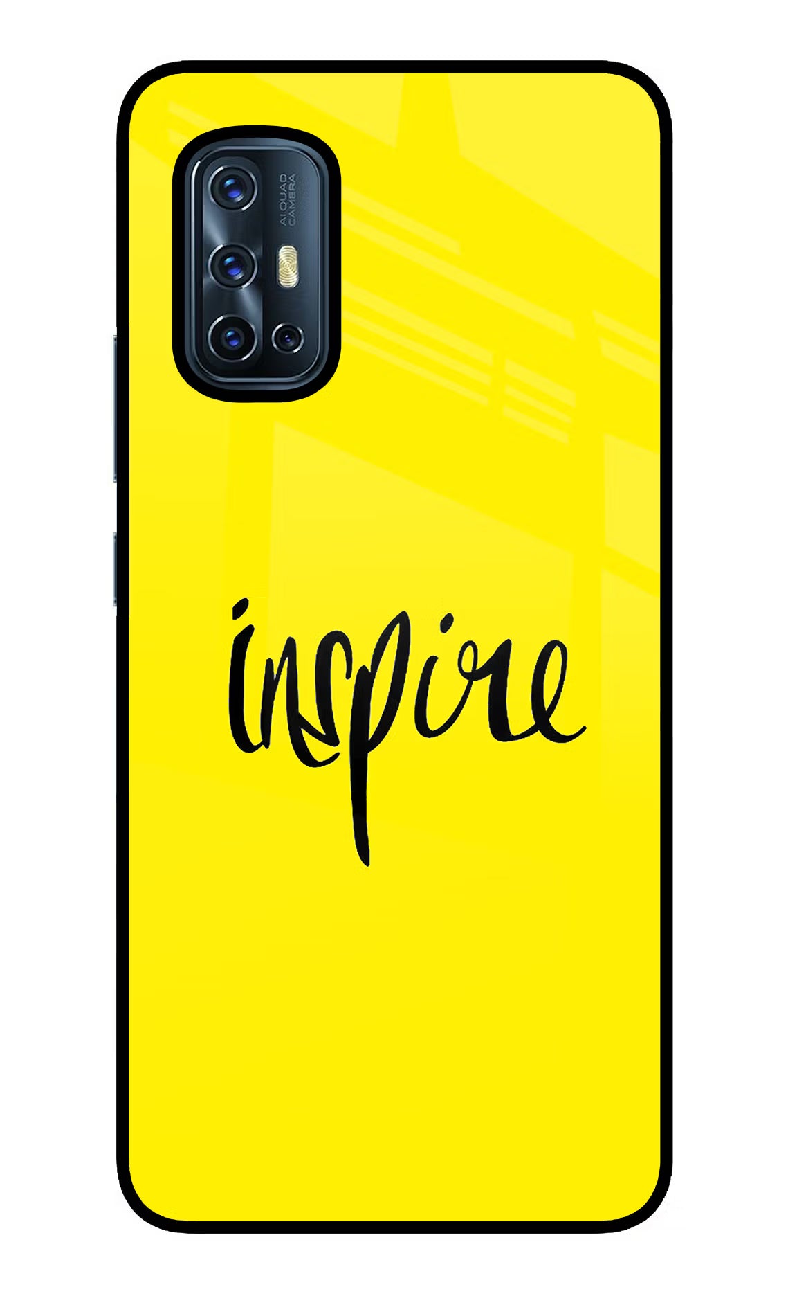 Inspire Vivo V17 Glass Case Back Cover by Casekaro