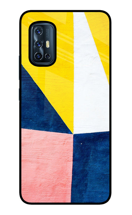 Colourful Art Vivo V17 Glass Case