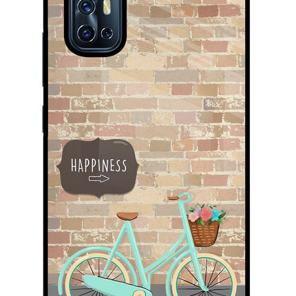 Happiness Artwork Vivo V17 Glass Case Back Cover by Casekaro