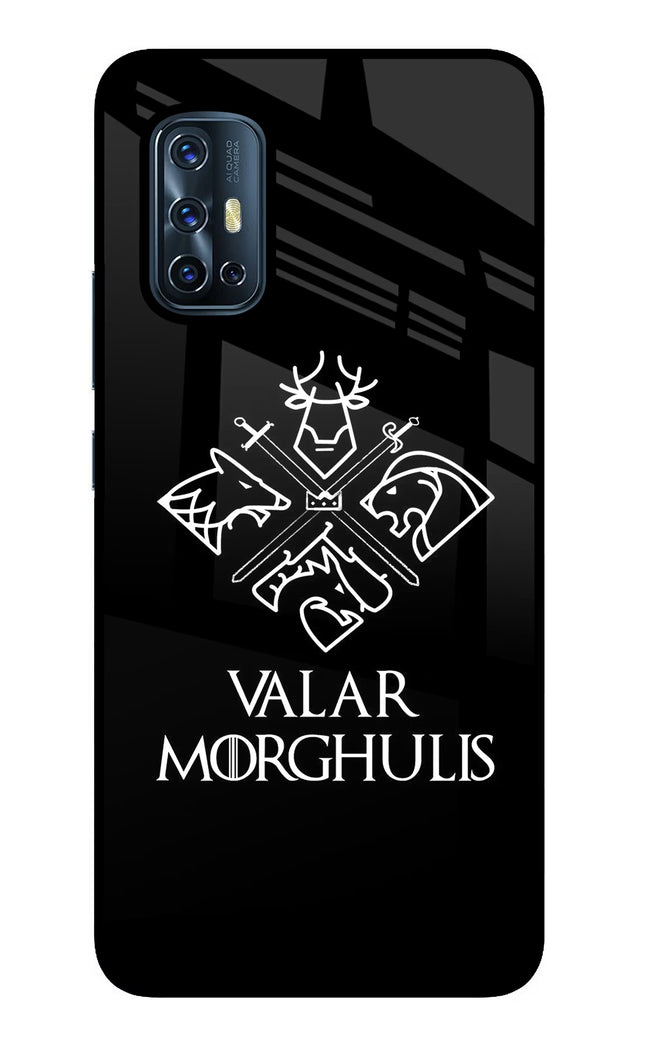 Valar Morghulis | Game Of Thrones Vivo V17 Glass Case Back Cover by Casekaro