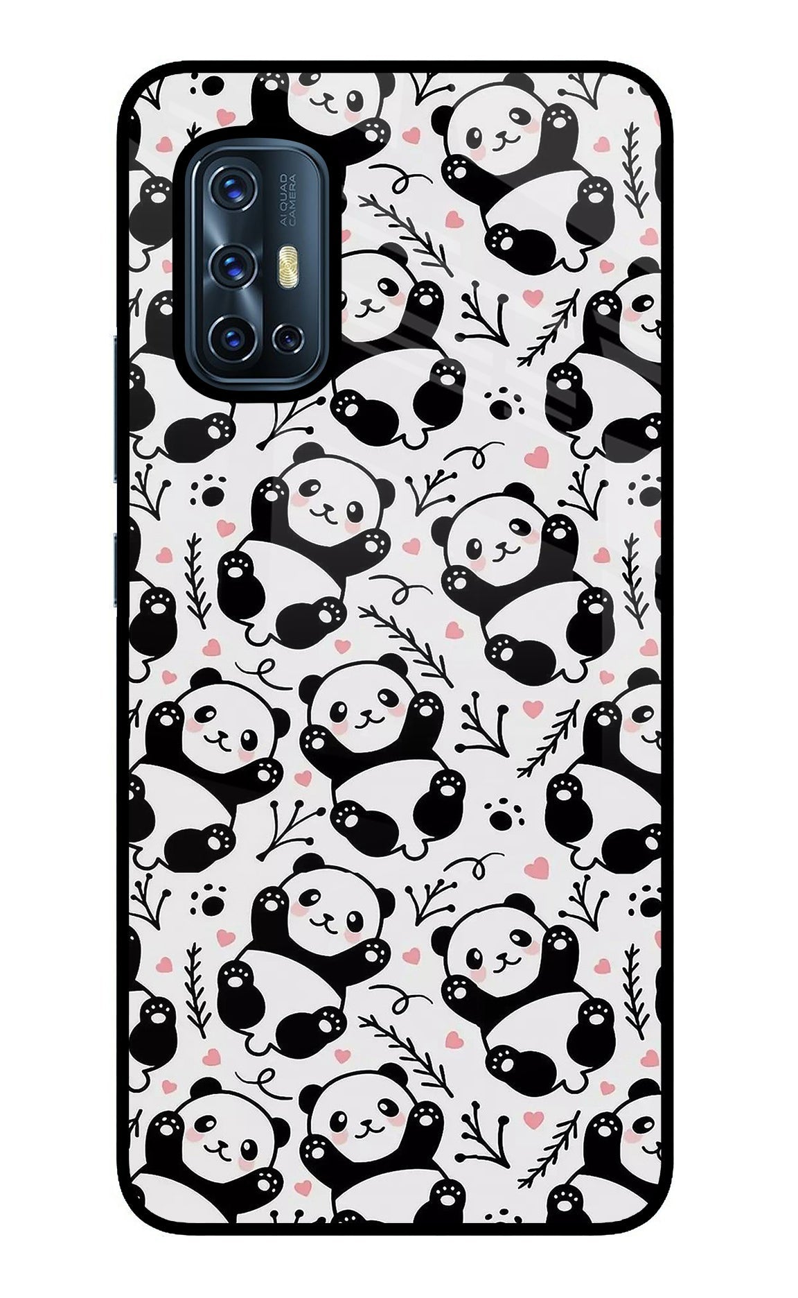 Cute Panda Vivo V17 Back Cover