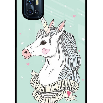 Unicorn Wallpaper Vivo V17 Glass Case