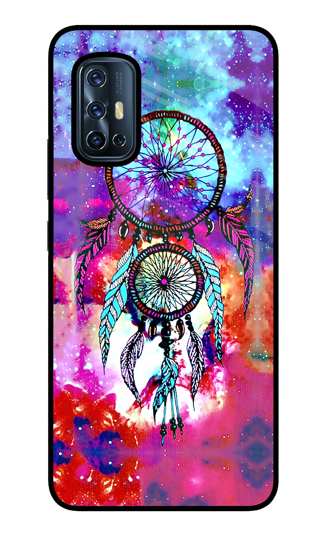 Dream Catcher Abstract Vivo V17 Glass Case Back Cover by Casekaro