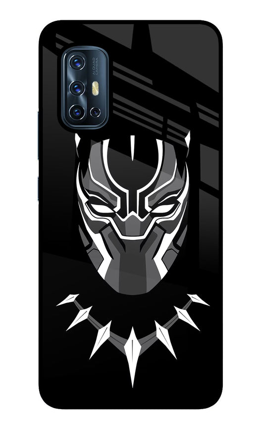 Black Panther Vivo V17 Glass Case