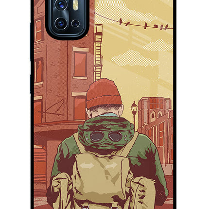 Adventurous Vivo V17 Glass Case Back Cover by Casekaro