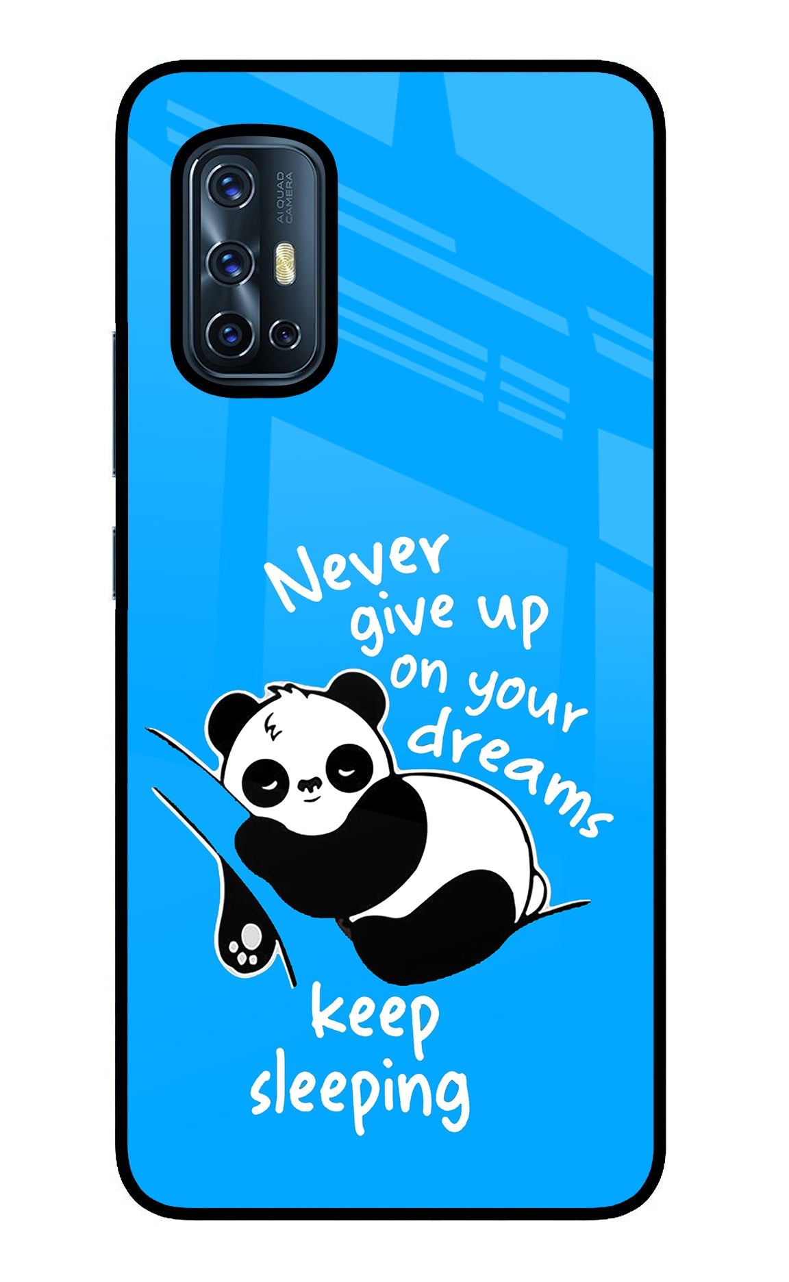 Keep Sleeping Vivo V17 Glass Case