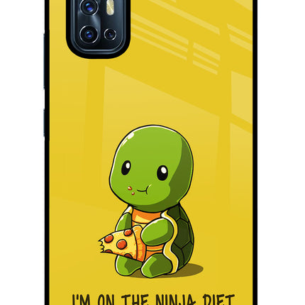 I'm on Ninja Diet Vivo V17 Glass Case Back Cover by Casekaro