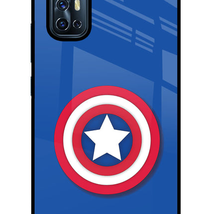 Shield Vivo V17 Glass Case Back Cover by Casekaro