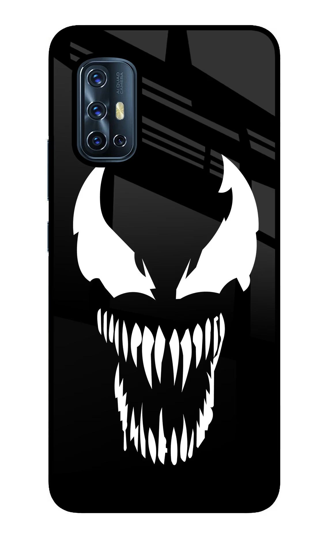 Venom Vivo V17 Glass Case Back Cover by Casekaro