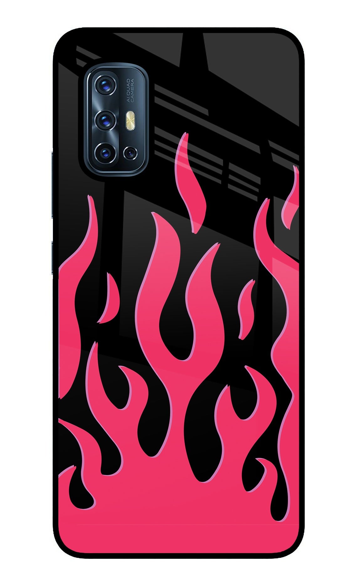 Fire Flames Vivo V17 Back Cover