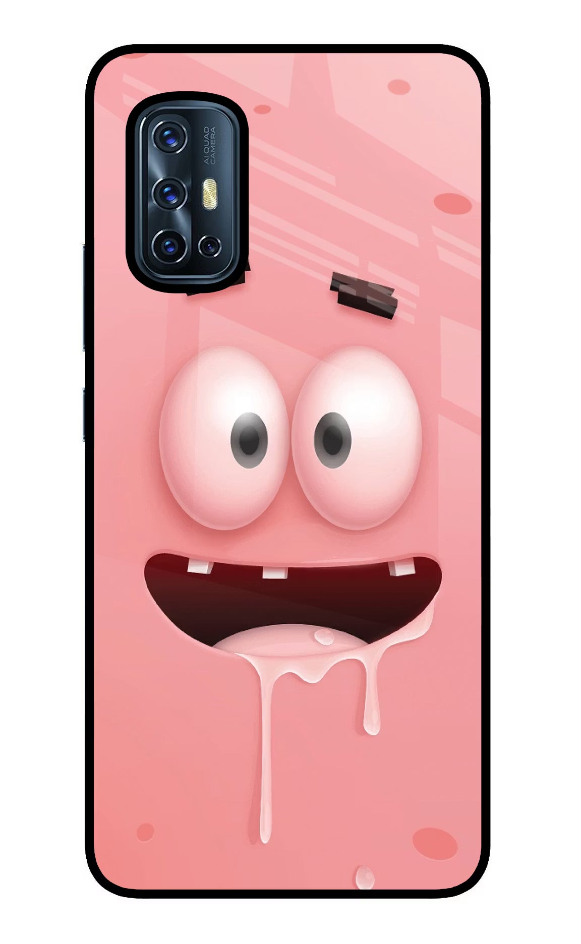 Sponge 2 Vivo V17 Glass Case Back Cover by Casekaro