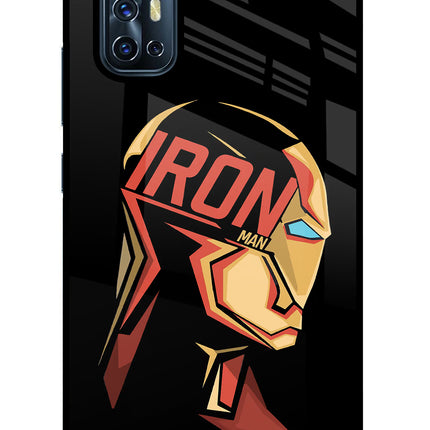 IronMan Vivo V17 Glass Case Back Cover by Casekaro