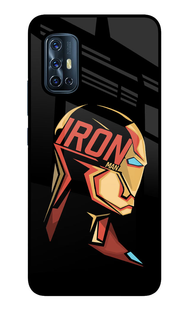IronMan Vivo V17 Glass Case Back Cover by Casekaro