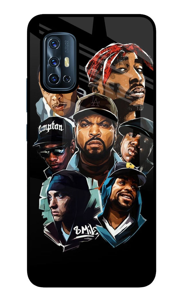 Rappers Vivo V17 Glass Case Back Cover by Casekaro