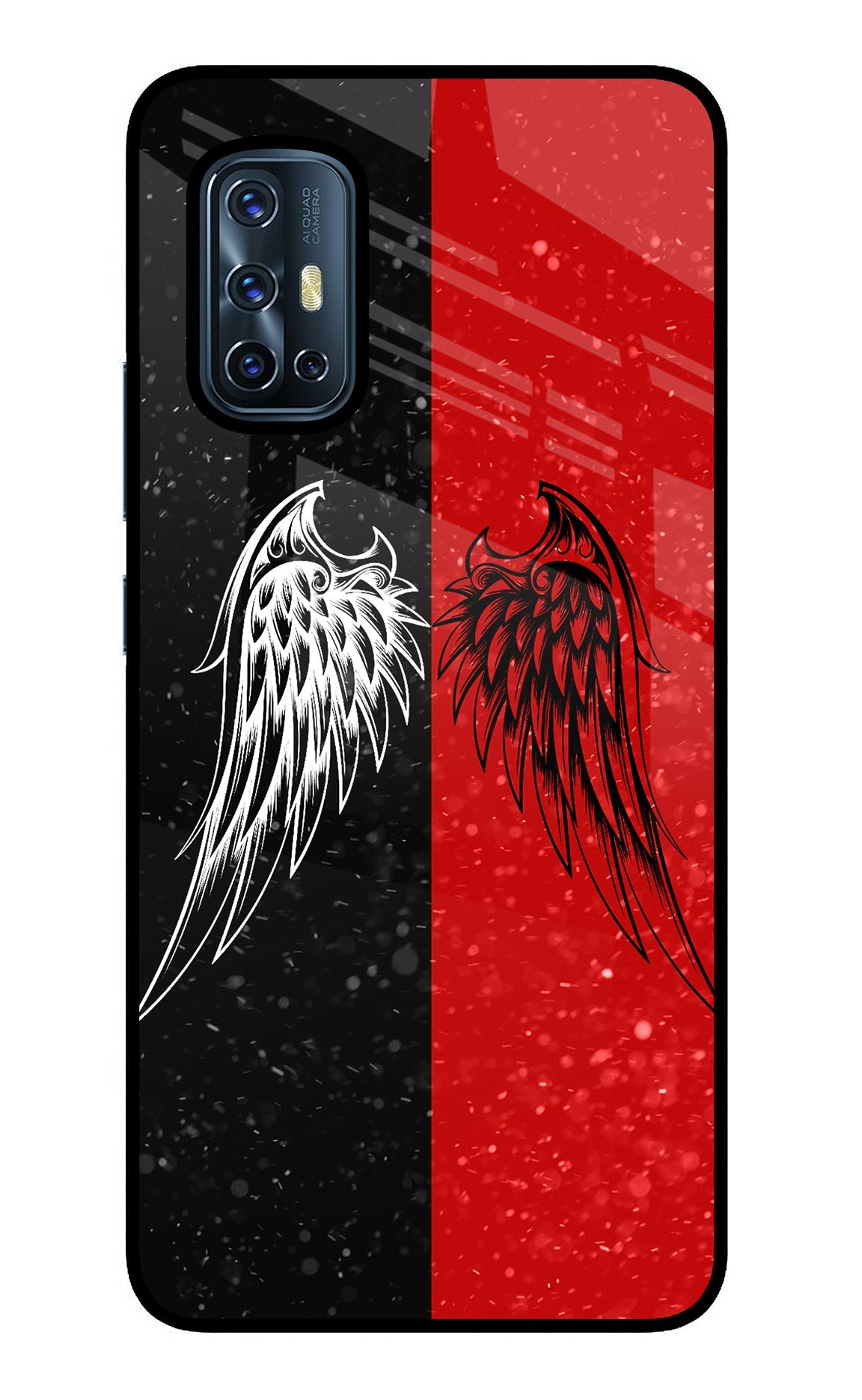 Wings Vivo V17 Glass Case