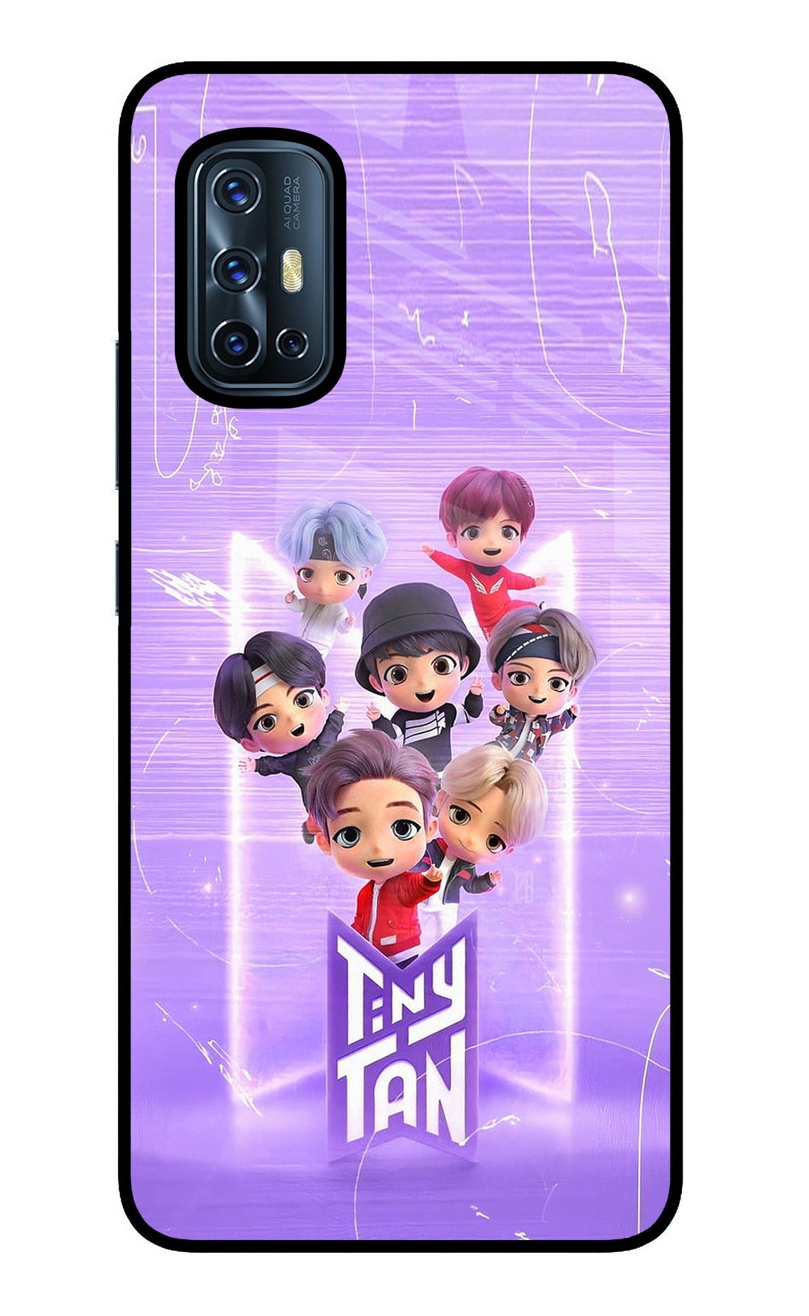 BTS Tiny Tan Vivo V17 Back Cover