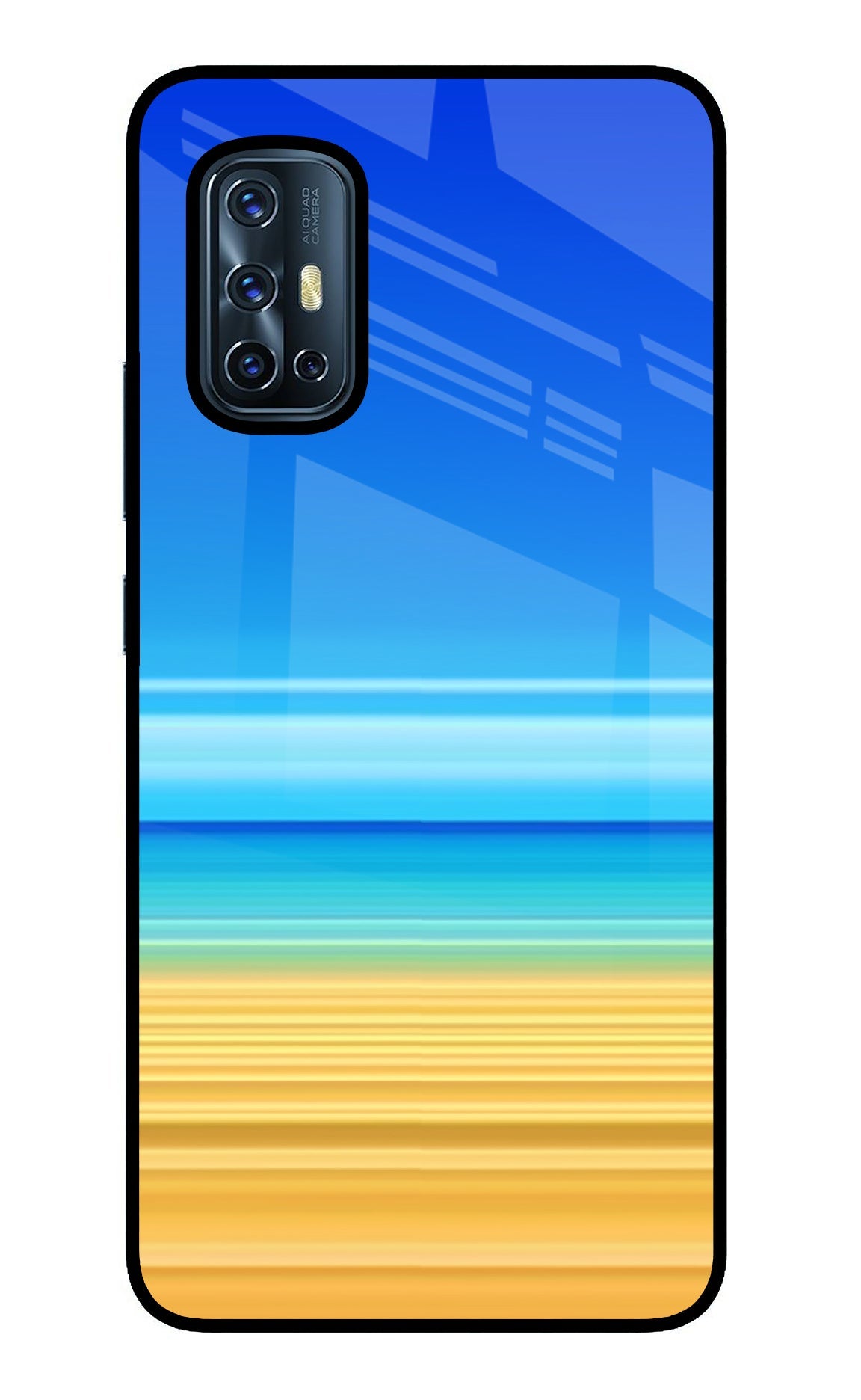 Beach Art Vivo V17 Back Cover