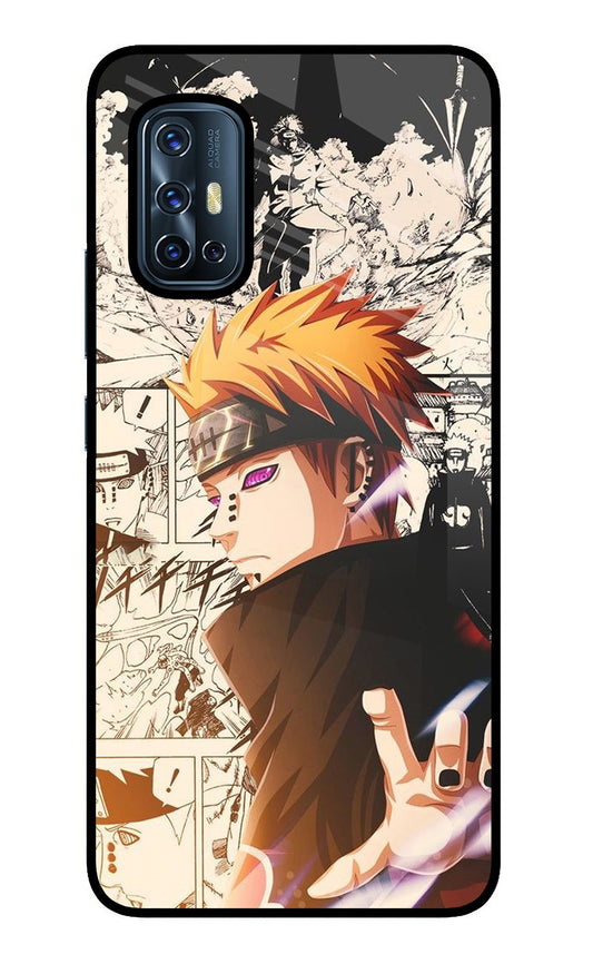 Pain Anime Vivo V17 Glass Case