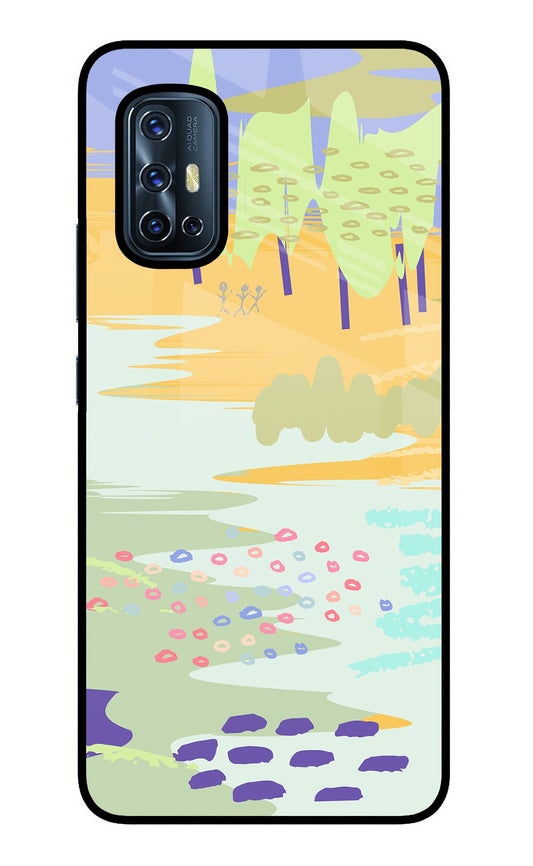 Scenery Vivo V17 Glass Case