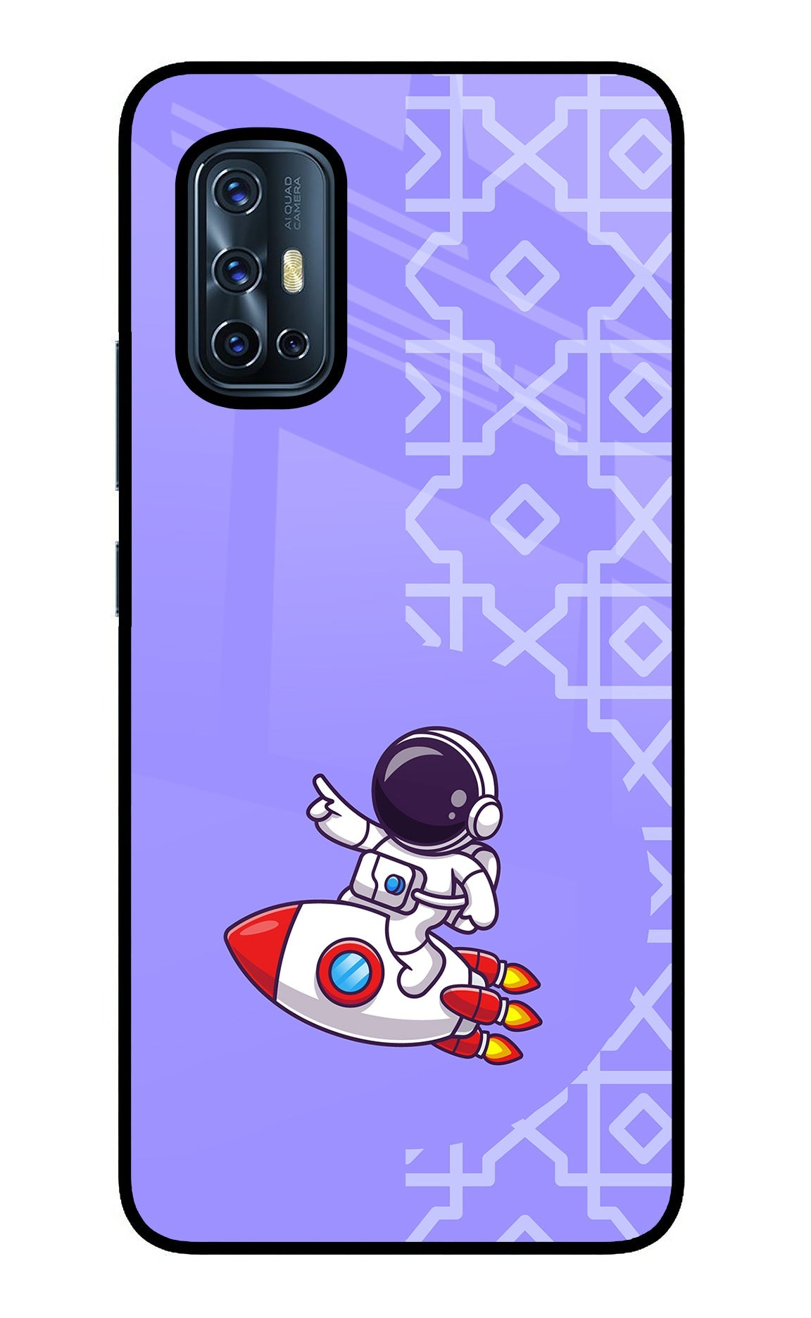 Cute Astronaut Vivo V17 Back Cover