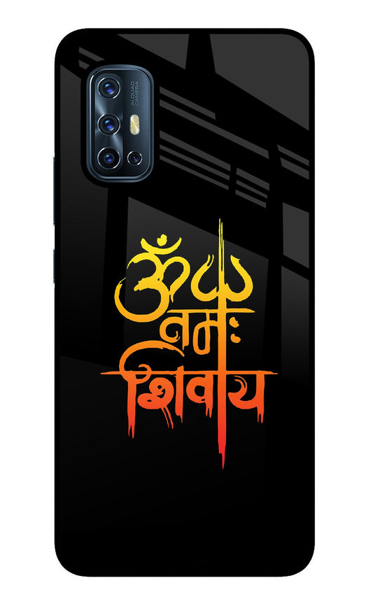 Om Namah Shivay Vivo V17 Glass Case